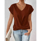 🔥🌹Mother's Day Promotion 🎁 60% OFF💥BIG SALE💷Best Price👚Casual Short Sleeve Elegant V-neck Twist Tee