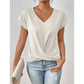🔥🌹Mother's Day Promotion 🎁 60% OFF💥BIG SALE💷Best Price👚Casual Short Sleeve Elegant V-neck Twist Tee