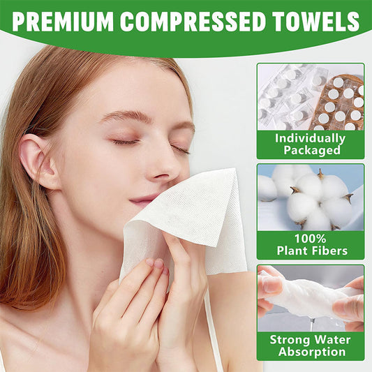 The more you buy, the more you save！！！Mini Compressed Face Towel Tablets