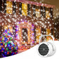 🎄🔥Ulkona käytettävä lumihiutale-joulu-LED-lavavalo, pyörivä kuvio-projektori