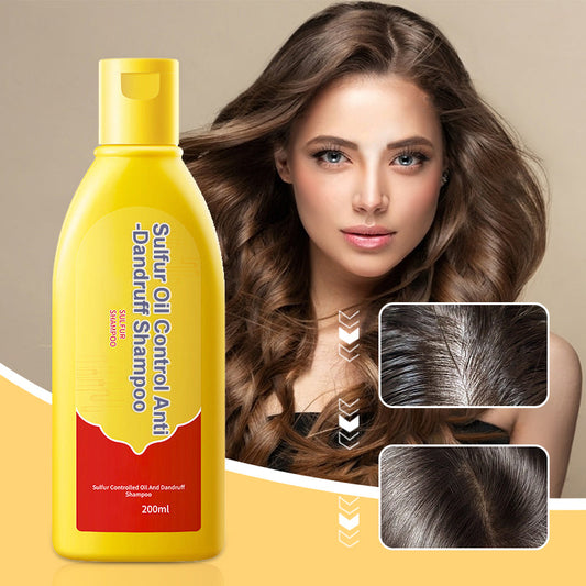 Rikkipitoinen öljyä hillitsevä hilseä estävä shampoo