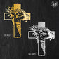 ✝️Jesus Cross Metal Sign Christ -seinän koristelu✝️