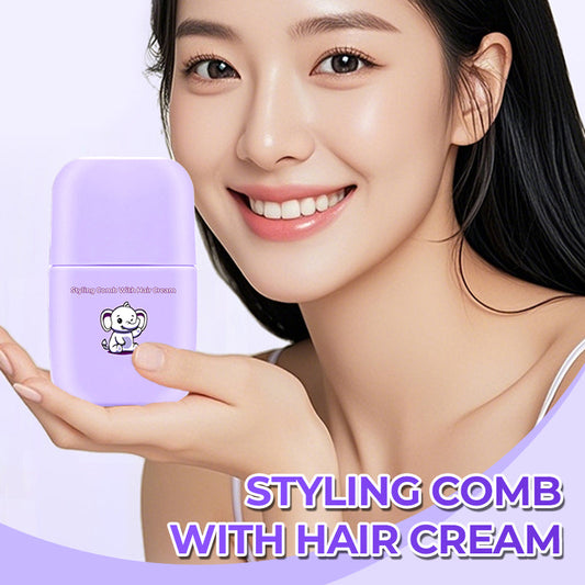 Stylingkam with hair cream