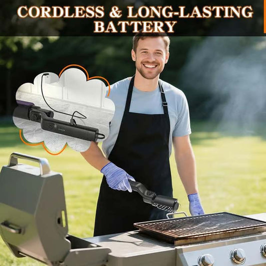 ✨🔥 SÄHKÖINEN GRILLIN PUHDISTUSHARJA – HELPPO PUHDISTUS, TÄYDELLISET GRILLI-TULOKSET! ✨🔥