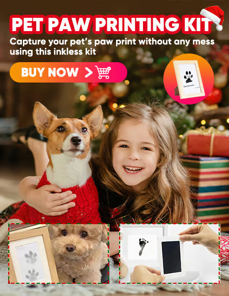 🎁 50 % ALENNUS🐶Lemmikkieläimen tassunjälkien painosetti🐾🐾