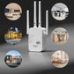 🔥2025 Hot Seller🎁 1200Mbps kaksikaistainen (5GHz/2,4GHz) WiFi-signaalin vahvistin kattaa jopa 930 neliömetriä Tukee 50 laitteen samanaikaista yhteyttä