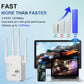 🔥2025 Hot Seller🎁 1200Mbps kaksikaistainen (5GHz/2,4GHz) WiFi-signaalin vahvistin kattaa jopa 930 neliömetriä Tukee 50 laitteen samanaikaista yhteyttä