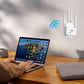 🔥2025 Hot Seller🎁 1200Mbps kaksikaistainen (5GHz/2,4GHz) WiFi-signaalin vahvistin kattaa jopa 930 neliömetriä Tukee 50 laitteen samanaikaista yhteyttä