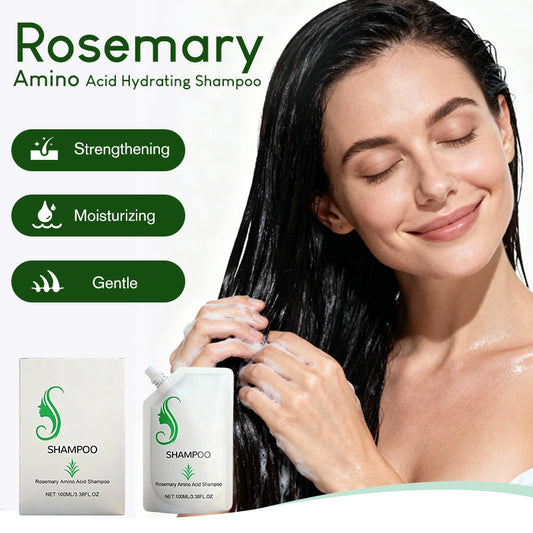 Rosmariini-aminohappo-kosteuttava shampoo